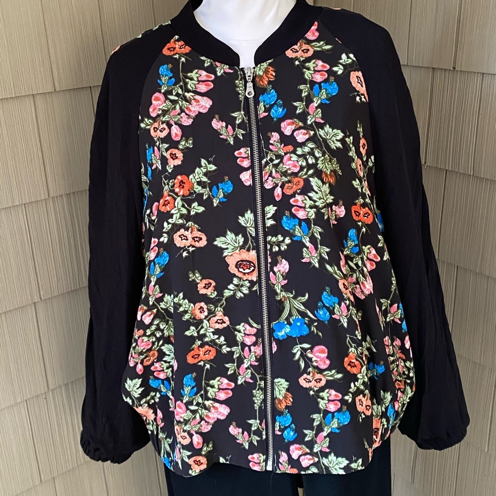 ALYX Floral Pattern Zipping Top 1X